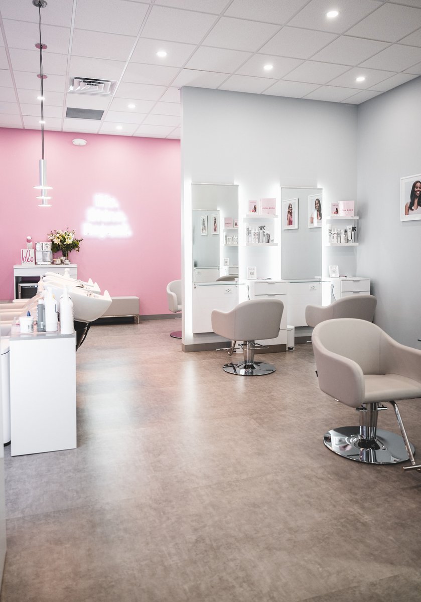 Blo Blow Dry Bar Jacksonville Fl Commercial Construction Project | Blo Blow Dry Bar Canfield